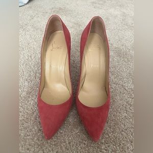 AUTHENTIC PINK LOUNOUTIN HEELS